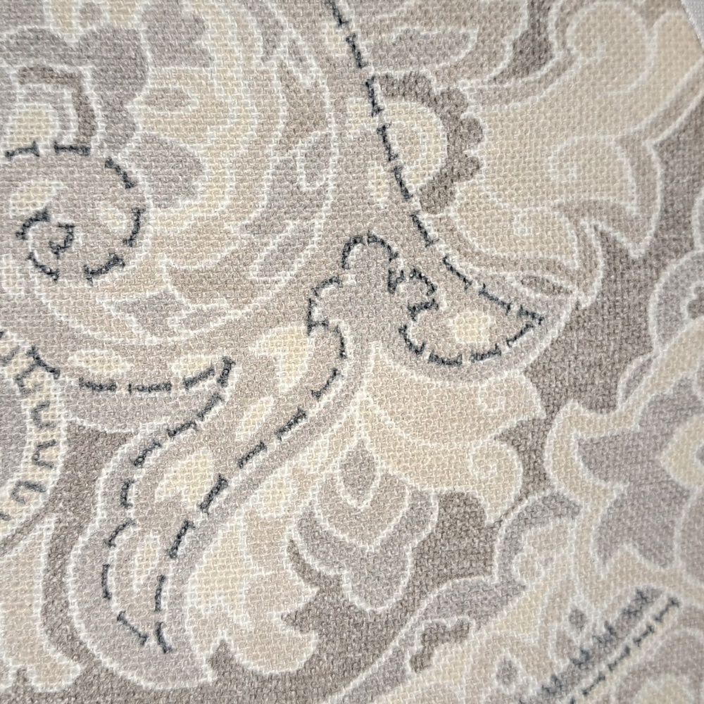 Pottery Barn Mackenna Paisley Printed Blackout Curtain 50x96 Taupe - Picture 5 of 6